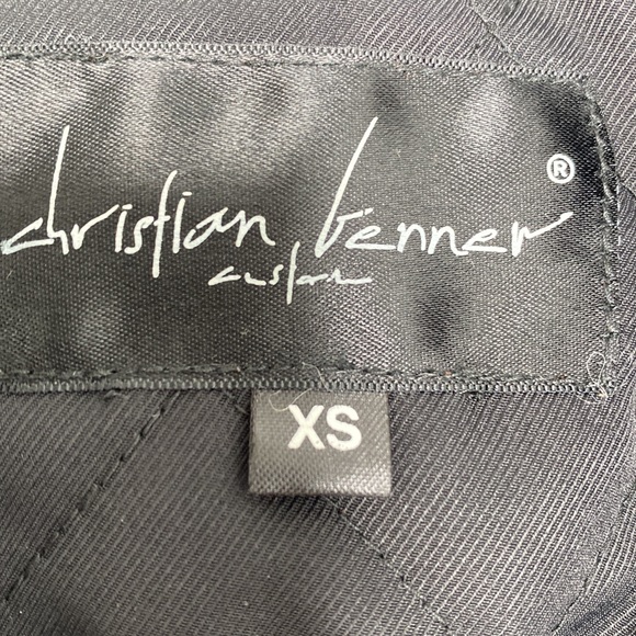 Designer Christian Benner Leather Jacket - Picture 5 of 8